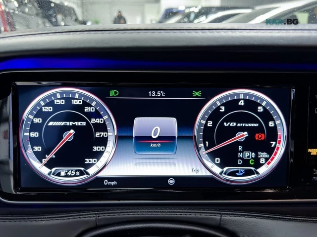 Mercedes-Benz S 63 AMG * ПОДГРЕВ* ОБДУХВАНЕ* МАСАЖИ* TV* ПАНО* BURMESTER* - автомобили, коли, обяви за нови и употребявани 9