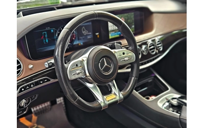 Mercedes-Benz S 63 AMG L/4M/4D BURMESTER/DISTR/TV/HUD/МАСАЖ/ПАНО/F1/LIZI - автомобили, коли, обяви за нови и употребявани 11