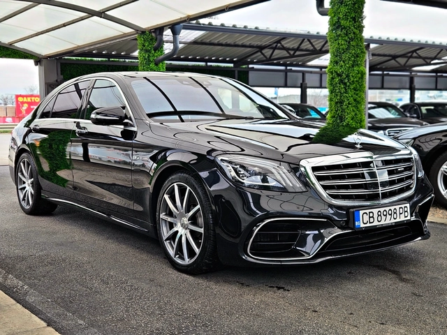 Mercedes-Benz S 63 AMG L/4M/4D BURMESTER/DISTR/TV/HUD/МАСАЖ/ПАНО/F1/LIZI - автомобили, коли, обяви за нови и употребявани 2