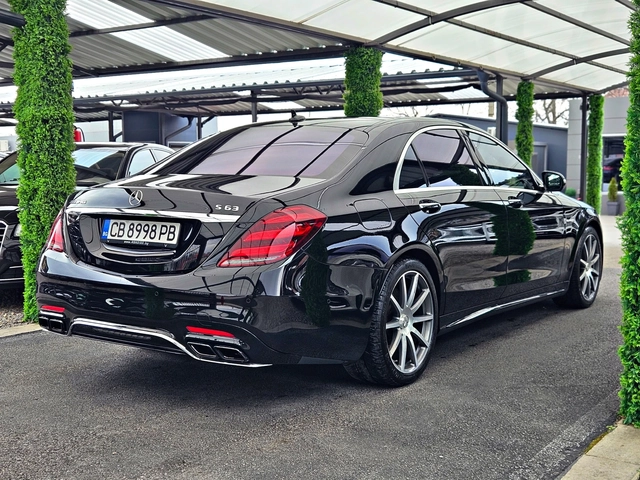 Mercedes-Benz S 63 AMG L/4M/4D BURMESTER/DISTR/TV/HUD/МАСАЖ/ПАНО/F1/LIZI - автомобили, коли, обяви за нови и употребявани 4