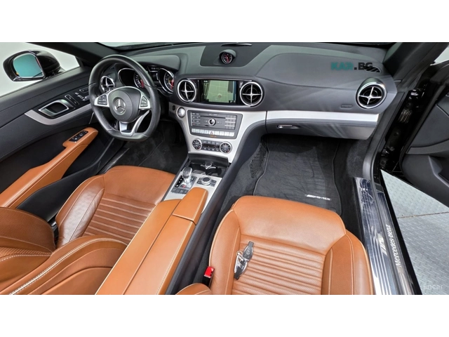 Mercedes-Benz SL 400 DISTRONIC* HARMAN* KARDON* ОБДУХВАНЕ* МАСАЖИ* - автомобили, коли, обяви за нови и употребявани 5