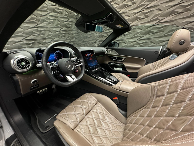 Mercedes-Benz SL 63 AMG 4Matic+ Lift* Burmester* Обдухване*  360 - автомобили, коли, обяви за нови и употребявани 6