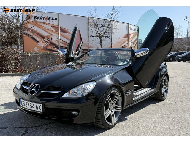 Mercedes-Benz SLK 200 KOMPRESSOR 1.8i 163к.с./ГАРАНЦИЯ ОТ КЕНТАВЪР - автомобили, коли, обяви за нови и употребявани 0