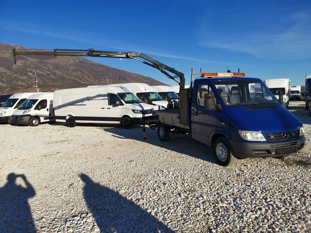 Mercedes-Benz Sprinter 313 КРАН - автомобили, коли, обяви за нови и употребявани 11