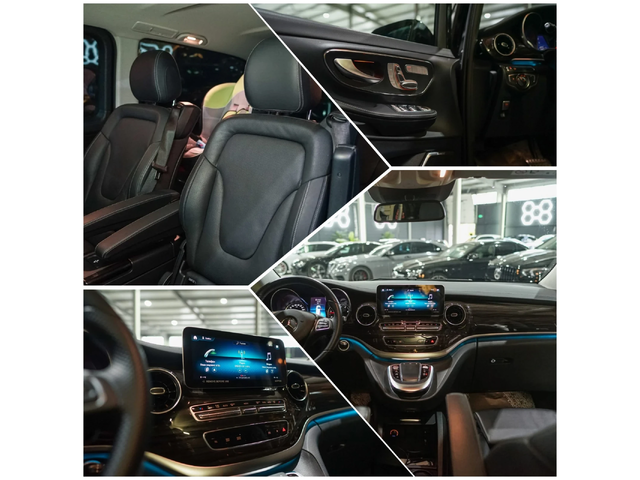 Mercedes-Benz V 300 D 7+ 1 LONG FULL AMG LINE BURMEISTER ЛИЗИНГ 100% - автомобили, коли, обяви за нови и употребявани 15