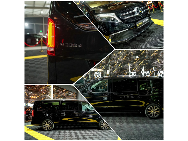 Mercedes-Benz V 300 D 7+ 1 LONG FULL AMG LINE BURMEISTER ЛИЗИНГ 100% - автомобили, коли, обяви за нови и употребявани 16