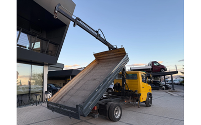 Mercedes-Benz Vario 815d Самосвал + кран Hiab 035-2 3.70м. - автомобили, коли, обяви за нови и употребявани 7