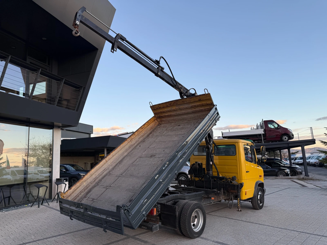 Mercedes-Benz Vario 815d Самосвал + кран Hiab 035-2 3.70м. - автомобили, коли, обяви за нови и употребявани 7