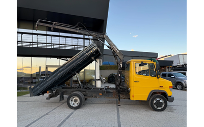 Mercedes-Benz Vario 815d Самосвал + кран Hiab 035-2 3.70м. - автомобили, коли, обяви за нови и употребявани 9