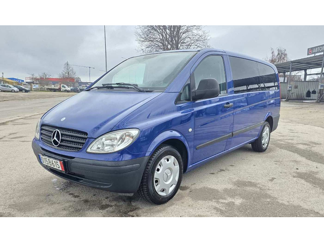 Mercedes-Benz Viano VIT0 111/2.2CDI, 9места, Климатик, Дълга база - автомобили, коли, обяви за нови и употребявани 0