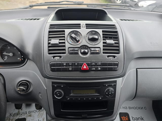Mercedes-Benz Viano VIT0 111/2.2CDI, 9места, Климатик, Дълга база - автомобили, коли, обяви за нови и употребявани 11