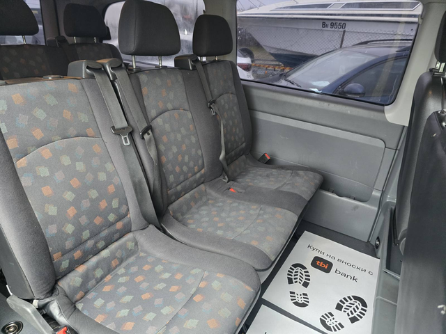 Mercedes-Benz Viano VIT0 111/2.2CDI, 9места, Климатик, Дълга база - автомобили, коли, обяви за нови и употребявани 13