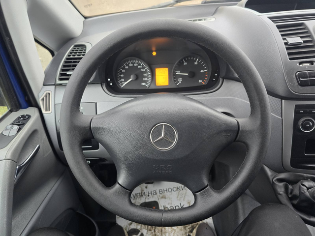 Mercedes-Benz Viano VIT0 111/2.2CDI, 9места, Климатик, Дълга база - автомобили, коли, обяви за нови и употребявани 9