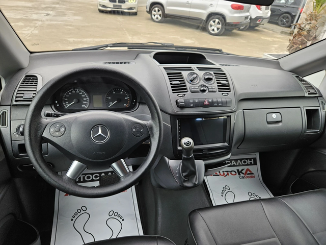 Mercedes-Benz Vito 2.2CDI-136кс= 9МЕСТА= ДЪЛГА БАЗА= АВТОМАТ= FACE - автомобили, коли, обяви за нови и употребявани 11
