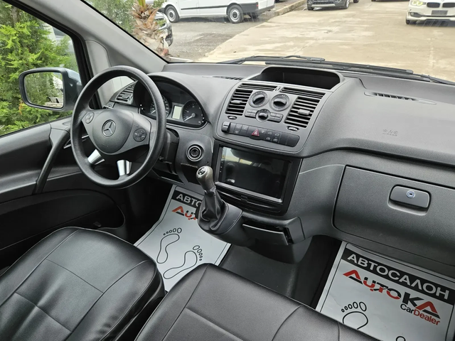 Mercedes-Benz Vito 2.2CDI-136кс= 9МЕСТА= ДЪЛГА БАЗА= АВТОМАТ= FACE - автомобили, коли, обяви за нови и употребявани 13