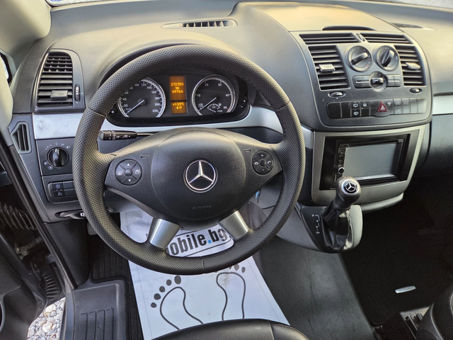 Mercedes-Benz Vito 122 CDI, V6, Макси, Автомат, Климатик, Нави - автомобили, коли, обяви за нови и употребявани 9
