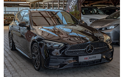 Mercedes C220 AMG Line/Exclusive/4Matic/MBUX/Ambient/Подгрев/Карбон - автомобили, коли, обяви за нови и употребявани 1