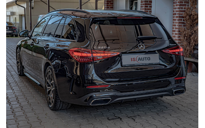 Mercedes C220 AMG Line/Exclusive/4Matic/MBUX/Ambient/Подгрев/Карбон - автомобили, коли, обяви за нови и употребявани 4