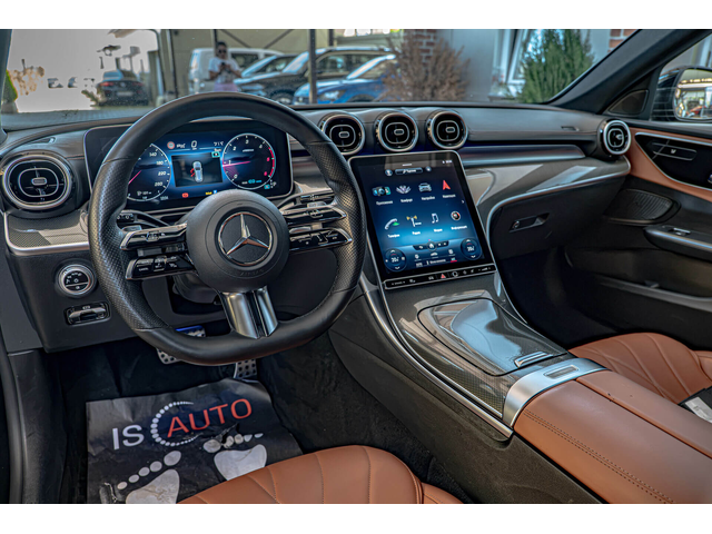 Mercedes C220 AMG Line/Exclusive/4Matic/MBUX/Ambient/Подгрев/Карбон - автомобили, коли, обяви за нови и употребявани 8