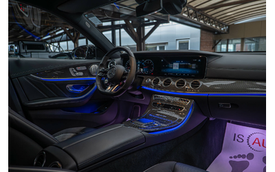 Mercedes E63 AMG S/4M+ /Burmester/HuD/SpeedShift/360Камера/Карбон - автомобили, коли, обяви за нови и употребявани 13