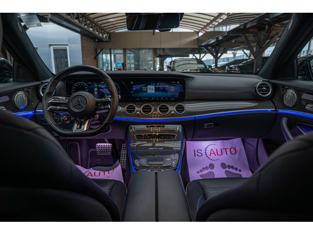 Mercedes E63 AMG S/4M+ /Burmester/HuD/SpeedShift/360Камера/Карбон - автомобили, коли, обяви за нови и употребявани 16