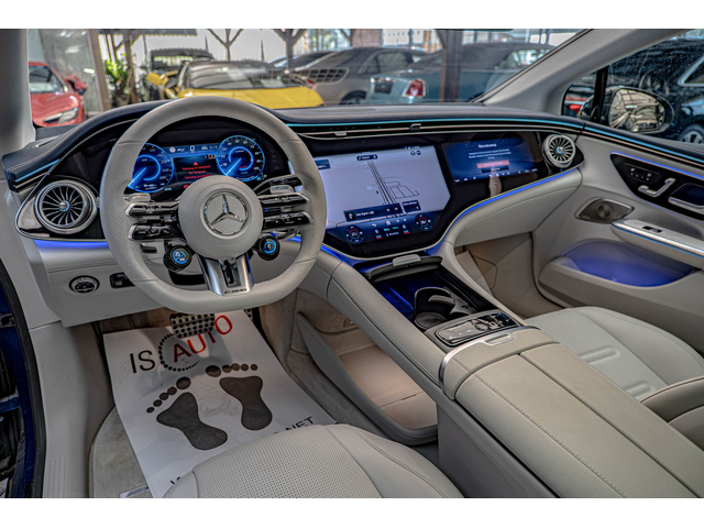 Mercedes EQE 43 AMG/4Matic/100kWh/Керамика/3700км/Панорама/Hyperscreen/ - автомобили, коли, обяви за нови и употребявани 11