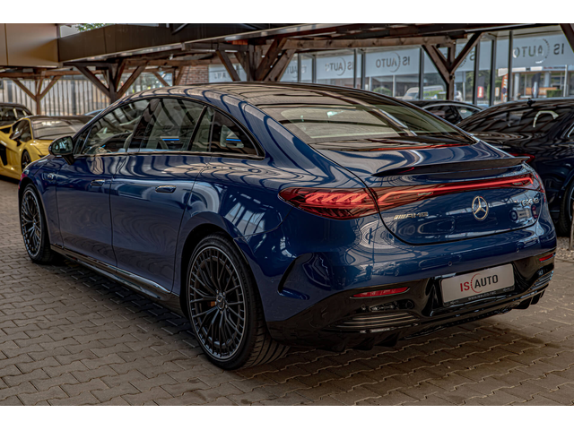 Mercedes EQE 43 AMG/4Matic/100kWh/Керамика/3700км/Панорама/Hyperscreen/ - автомобили, коли, обяви за нови и употребявани 4