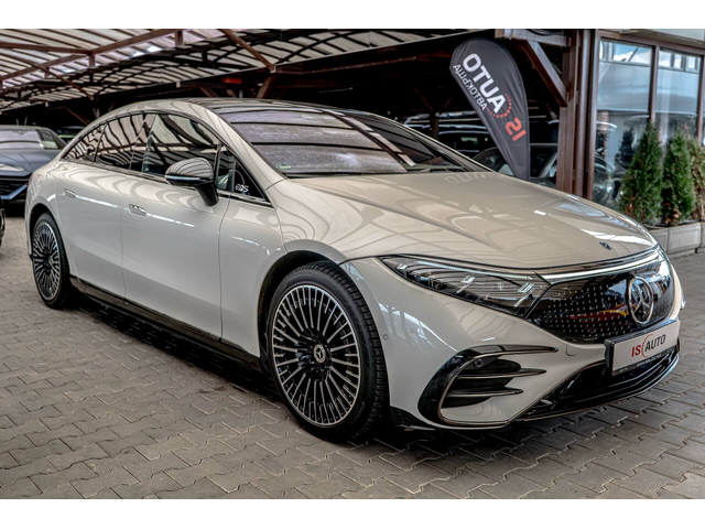 Mercedes EQS 450+/120kWh/Burmester/HuD/Обдухване/Камера 360/ - автомобили, коли, обяви за нови и употребявани 1
