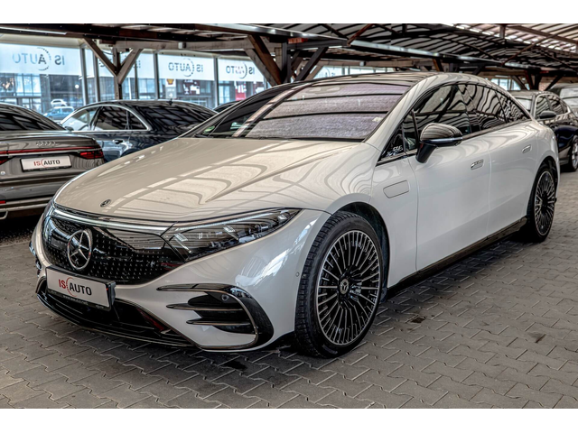 Mercedes EQS 450+/120kWh/Burmester/HuD/Обдухване/Камера 360/ - автомобили, коли, обяви за нови и употребявани 2