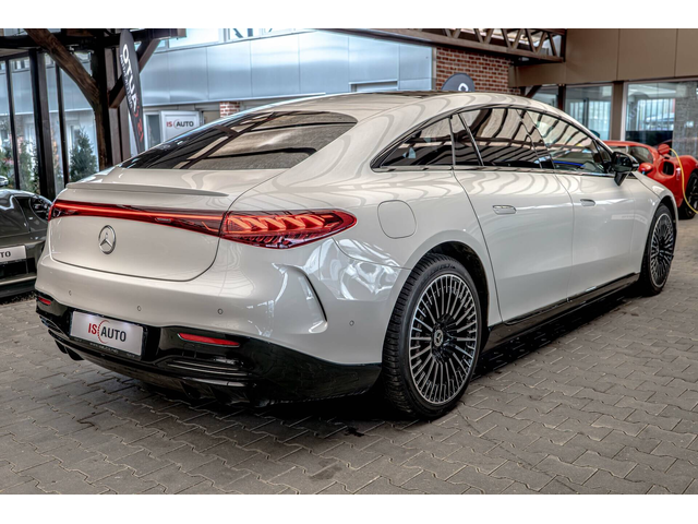 Mercedes EQS 450+/120kWh/Burmester/HuD/Обдухване/Камера 360/ - автомобили, коли, обяви за нови и употребявани 5