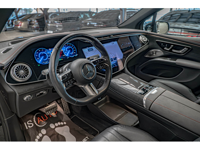 Mercedes EQS 450+ 125kWh/AMG/HuD/Hyper Screen/Burme./Pano./Карбон/Обдухване - автомобили, коли, обяви за нови и употребявани 6