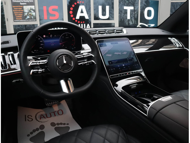 Mercedes S450 AMG/Long/4Matic/Burmester/HuD/Панорама/Обдухване - автомобили, коли, обяви за нови и употребявани 6