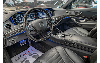 Mercedes S500 AMG/4Matic/RSE/Ambient/Burmester/Обдухване/Камера360 - автомобили, коли, обяви за нови и употребявани 7