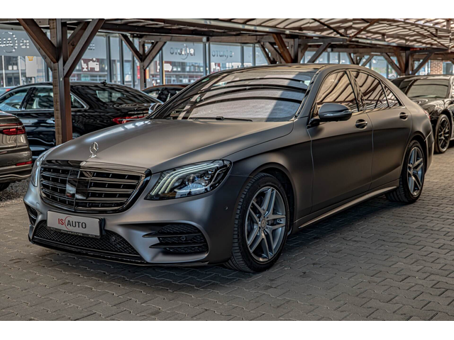 Mercedes S560 AMG/4Matic/Burmester/360Камера/Обдухване - автомобили, коли, обяви за нови и употребявани 2