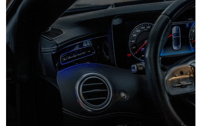 Mercedes S63 AMG 4Matic/Swarovski/HuD/Burmester/AirMatic/Night Vision/Камера 360 - автомобили, коли, обяви за нови и употребявани 10