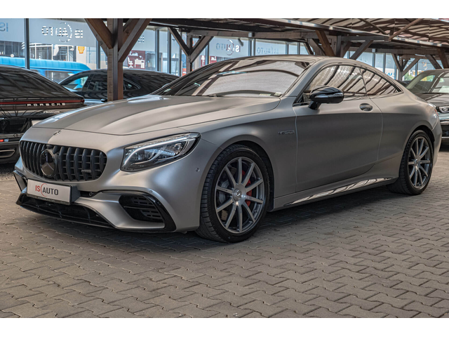 Mercedes S63 AMG Coupe/Burmester/AirMatic/HuD/Камера360/53000КМ/4M+ - автомобили, коли, обяви за нови и употребявани 0