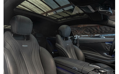 Mercedes S63 AMG Coupe/Burmester/AirMatic/HuD/Камера360/53000КМ/4M+ - автомобили, коли, обяви за нови и употребявани 13