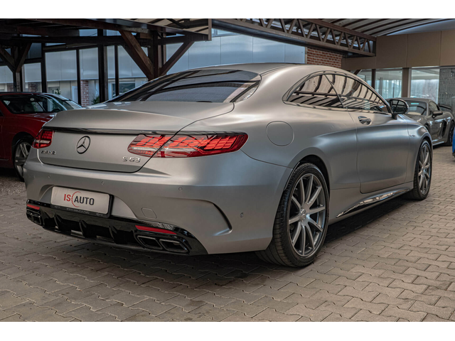 Mercedes S63 AMG Coupe/Burmester/AirMatic/HuD/Камера360/53000КМ/4M+ - автомобили, коли, обяви за нови и употребявани 3