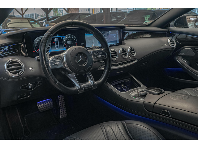 Mercedes S63 AMG Coupe/Burmester/AirMatic/HuD/Камера360/53000КМ/4M+ - автомобили, коли, обяви за нови и употребявани 4