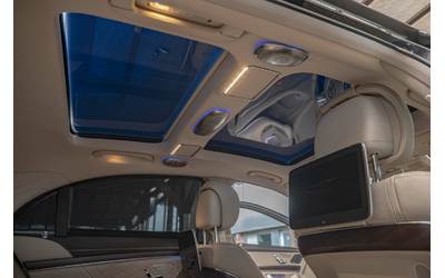 Mercedes S63AMG 4M+/LONG/RSE/Carbon/Керамика/3D Burm/HuD/SKY/Камера 360 - автомобили, коли, обяви за нови и употребявани 12