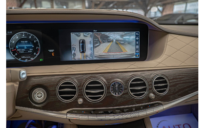 Mercedes S63AMG 4M+/LONG/RSE/Carbon/Керамика/3D Burm/HuD/SKY/Камера 360 - автомобили, коли, обяви за нови и употребявани 13