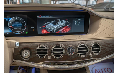 Mercedes S63AMG 4M+/LONG/RSE/Carbon/Керамика/3D Burm/HuD/SKY/Камера 360 - автомобили, коли, обяви за нови и употребявани 14