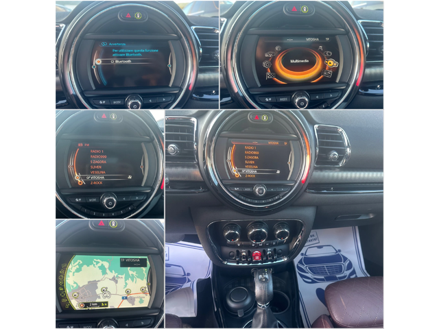 Mini Clubman 2.0D* 150к.с* АВТОМАТИК* LED* КОЖА* ПАНОРАМА* НАВИ - автомобили, коли, обяви за нови и употребявани 13