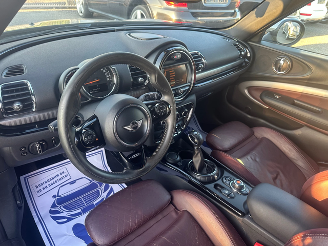 Mini Clubman 2.0D* 150к.с* АВТОМАТИК* LED* КОЖА* ПАНОРАМА* НАВИ - автомобили, коли, обяви за нови и употребявани 8