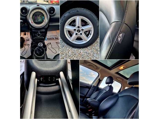 Mini Countryman 1.6D 4x4 Panorama, Navi, Koja - автомобили, коли, обяви за нови и употребявани 16