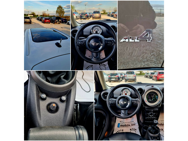 Mini Countryman 1.6D 4x4 Panorama, Navi, Koja - автомобили, коли, обяви за нови и употребявани 17