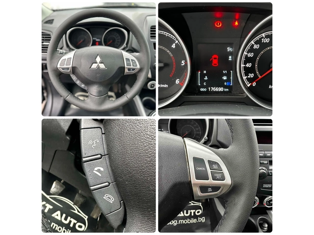 Mitsubishi ASX 1.8D-ID 150HP 176 000KM PANO EURO5A - автомобили, коли, обяви за нови и употребявани 12