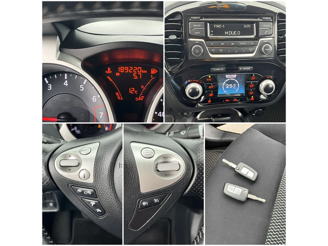 Nissan Juke 1.6I 115кс FACE ГАЗОВ ИНЖЕКЦИОН АВТОПИЛОТ ВНОС ИТ - автомобили, коли, обяви за нови и употребявани 12