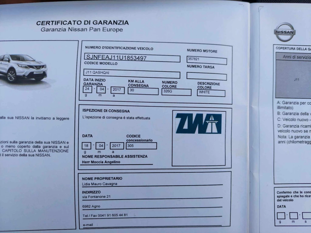 Nissan Qashqai 1, 2i 116ps EURO 6D - автомобили, коли, обяви за нови и употребявани 15