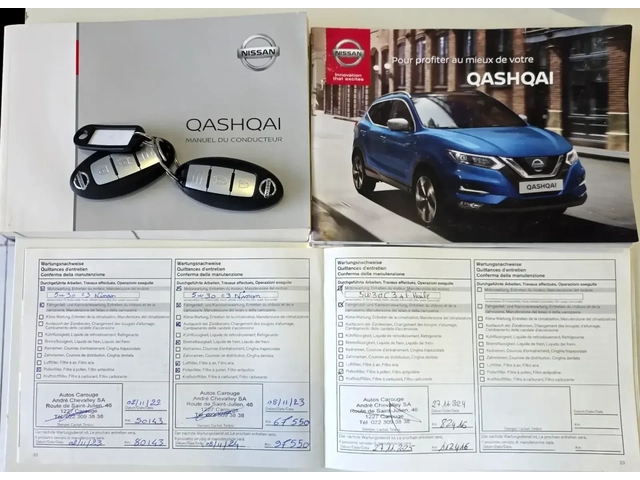 Nissan Qashqai 87310km 1.3DIG-T-159к.с-EURO 6-АВТОМАТИК-ШВЕЙЦАРИЯ - автомобили, коли, обяви за нови и употребявани 8